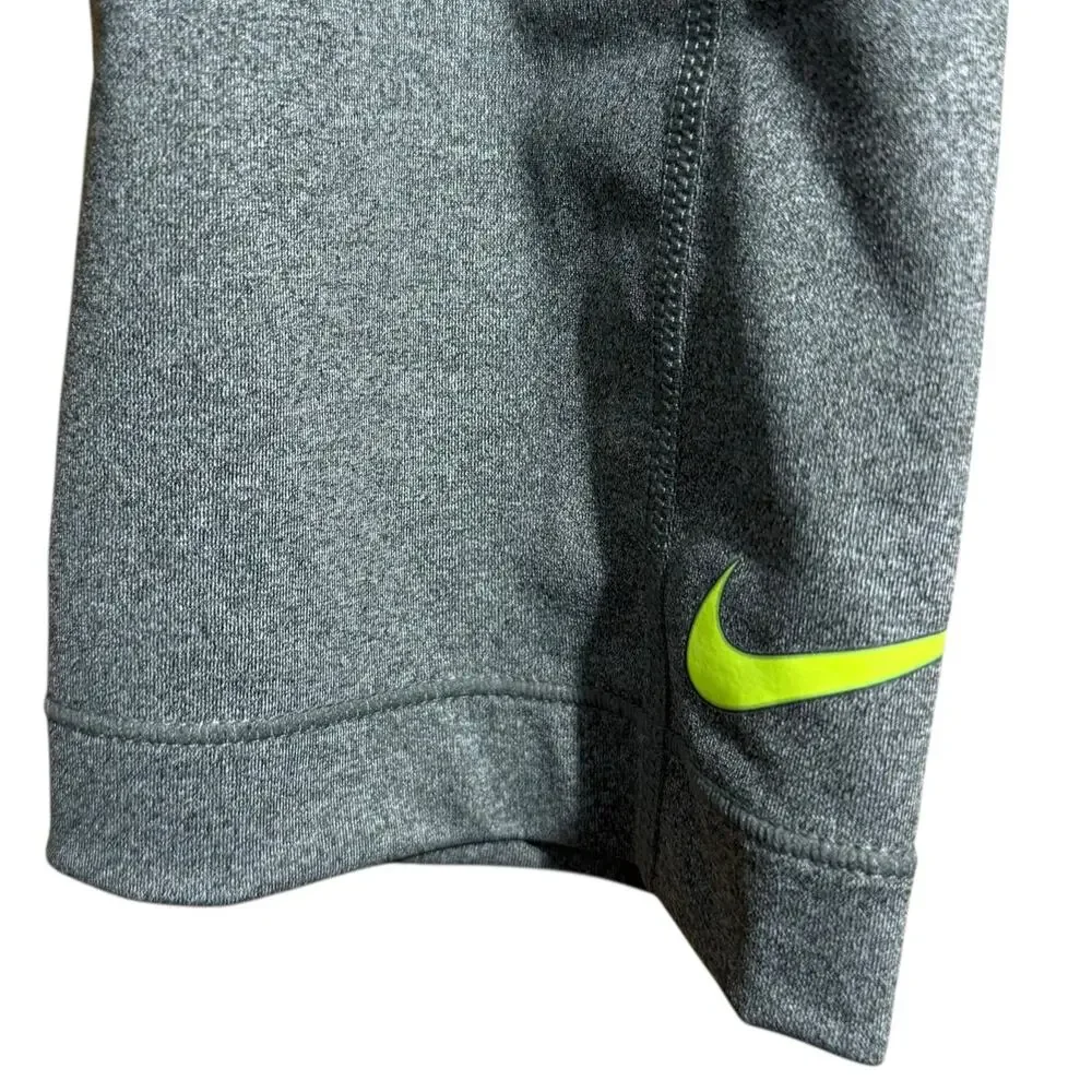 NWT Nike Pro Gray &‎ Yellow Dri-Fit Competition Base Layer crop leggings Medium